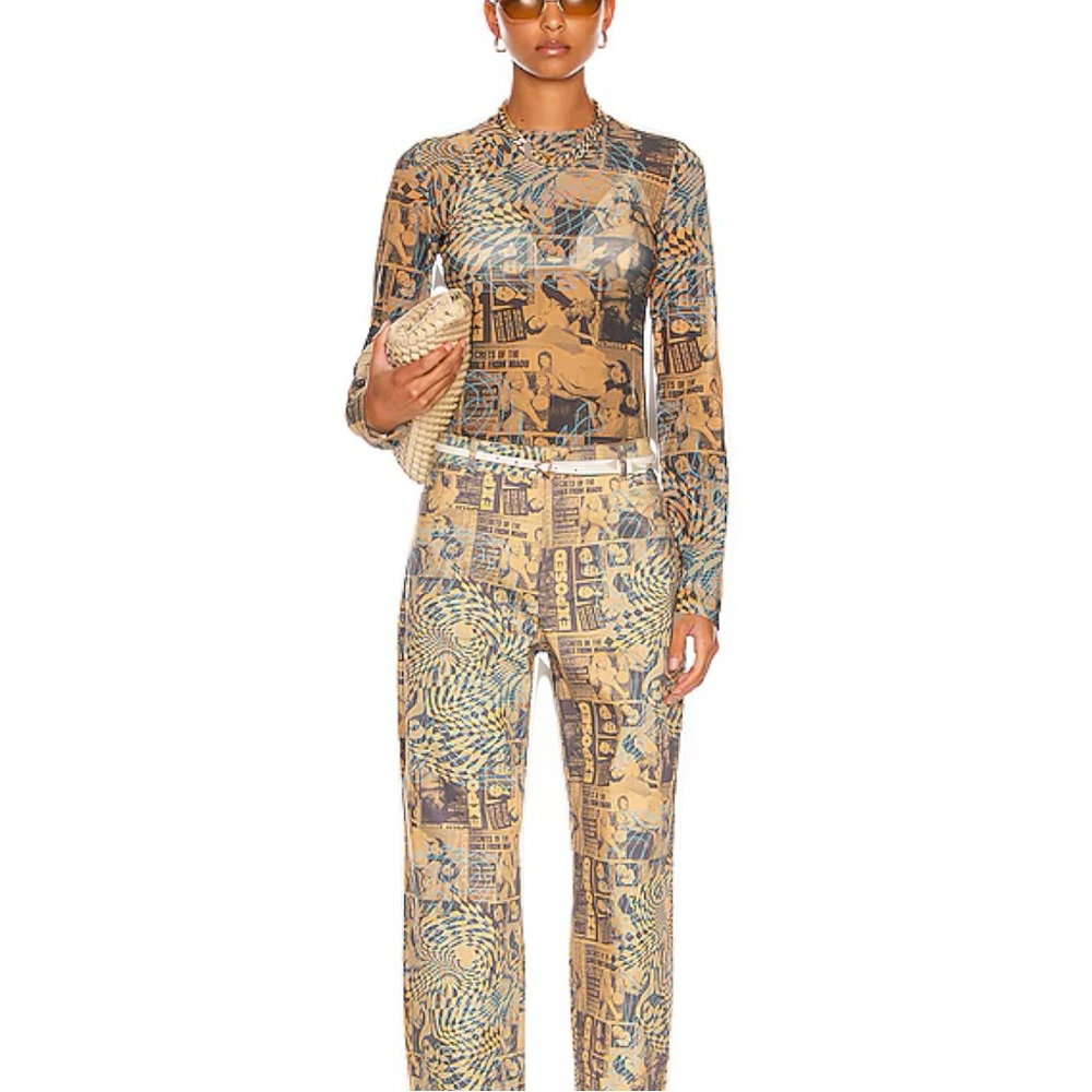 Miaou x Revolve graphic pants